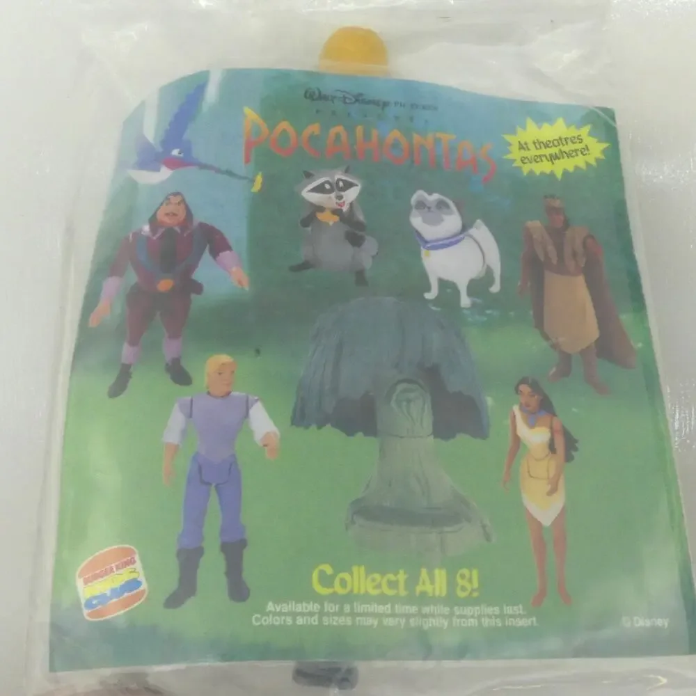 Lot of 21 Vintage 1995 Burger King Disney Pocahontas Kids Meal Toy Sealed